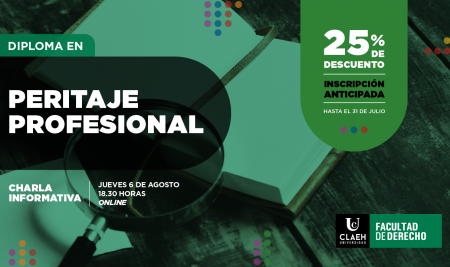 CHARLA INFORMATIVA | Diploma en Peritaje Profesional ➡️ Jueves 06 de agosto
