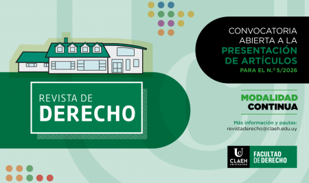 La Revista de Derecho UCLAEH llama a participar en el número 5/2026