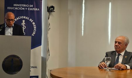 Guido Berro fue designado presidente de honor de la Academia Nacional de Medicina