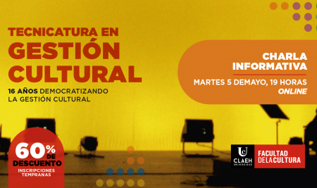 Charla informativa | Tecnicatura en Gestión Cultural